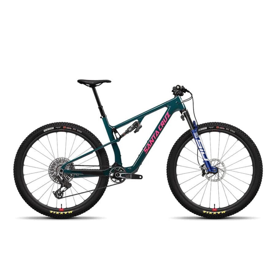 Santa Cruz Blur 4 CC X0 AXS TR Reserve Flight Attendant Gloss Teal | Contender Bicycles