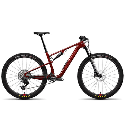 Santa Cruz Blur 5 CC GX AXS BIKES Santa Cruz Bikes Gloss Tart Cherry S 