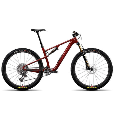Santa Cruz Blur 5 CC X0 AXS RSV BIKES Santa Cruz Bikes Gloss Tart Cherry S 