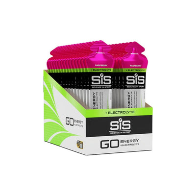 Science In Sport Go Energy + Electrolyte Gel 60ml 30 Pack ACCESSORIES Science In Sport Raspberry 
