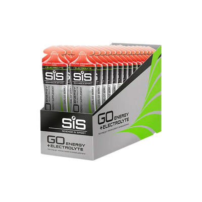 Science In Sport Go Energy + Electrolyte Gel 60ml 30 Pack ACCESSORIES Science In Sport Salted Strawberry 