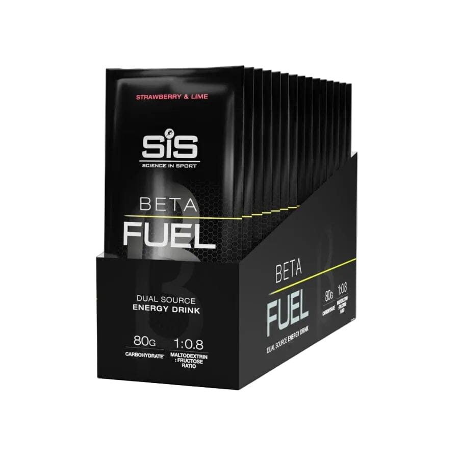 Science in Sport Beta Fuel 80 ACCESSORIES Science In Sport Strawberry & Lime 15 Pack - 82g 