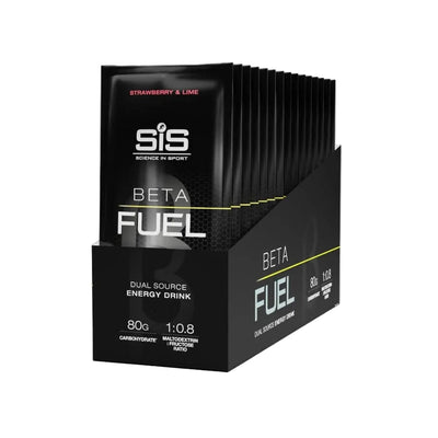 Science in Sport Beta Fuel 80 ACCESSORIES Science In Sport Strawberry & Lime 15 Pack - 82g 