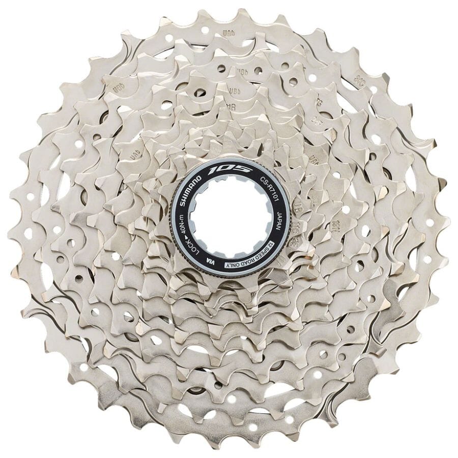 Shimano 105 CS-R7101 12 Speed 11-34t Cassette | Contender Bicycles