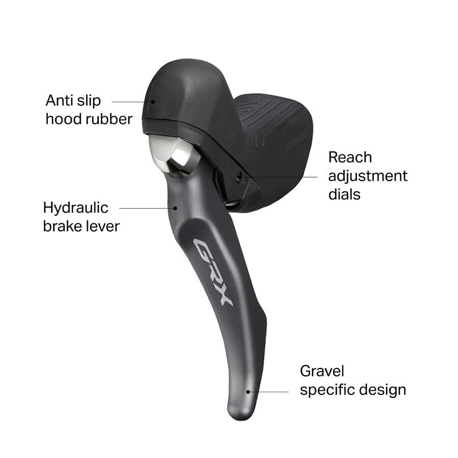 Shimano GRX BL-RX810-L Brake Lever - Left Components Shimano 