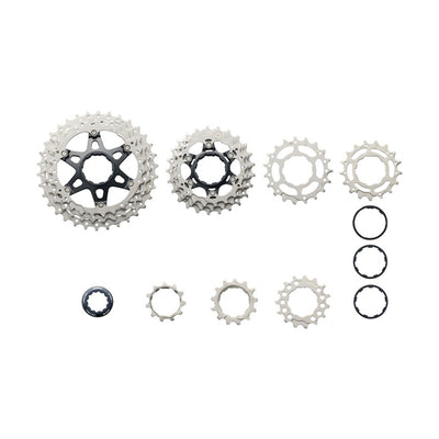 Shimano HG-800 11-speed cassette individual sprockets view at Contender Bicycles
