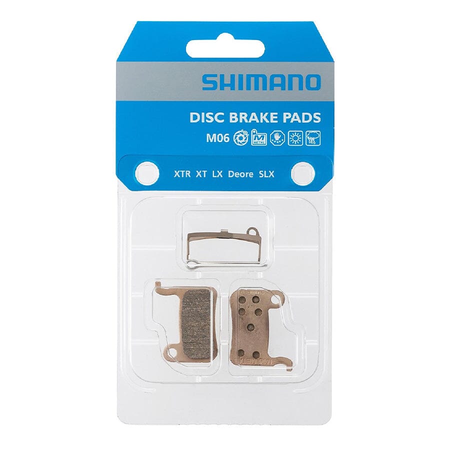 Shimano M06-MX Metal Disc Brake Pads & Spring Components Shimano 