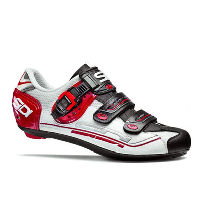 Sidi Genius 7 Carbon Road Shoe Apparel Sidi White/Black/Red 44 