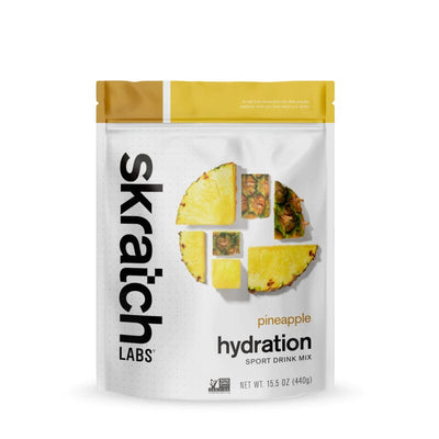 Skratch Labs Sport Hydration Mix Accessories Skratch Labs Pineapples 20 Serving Resealable Pouch 