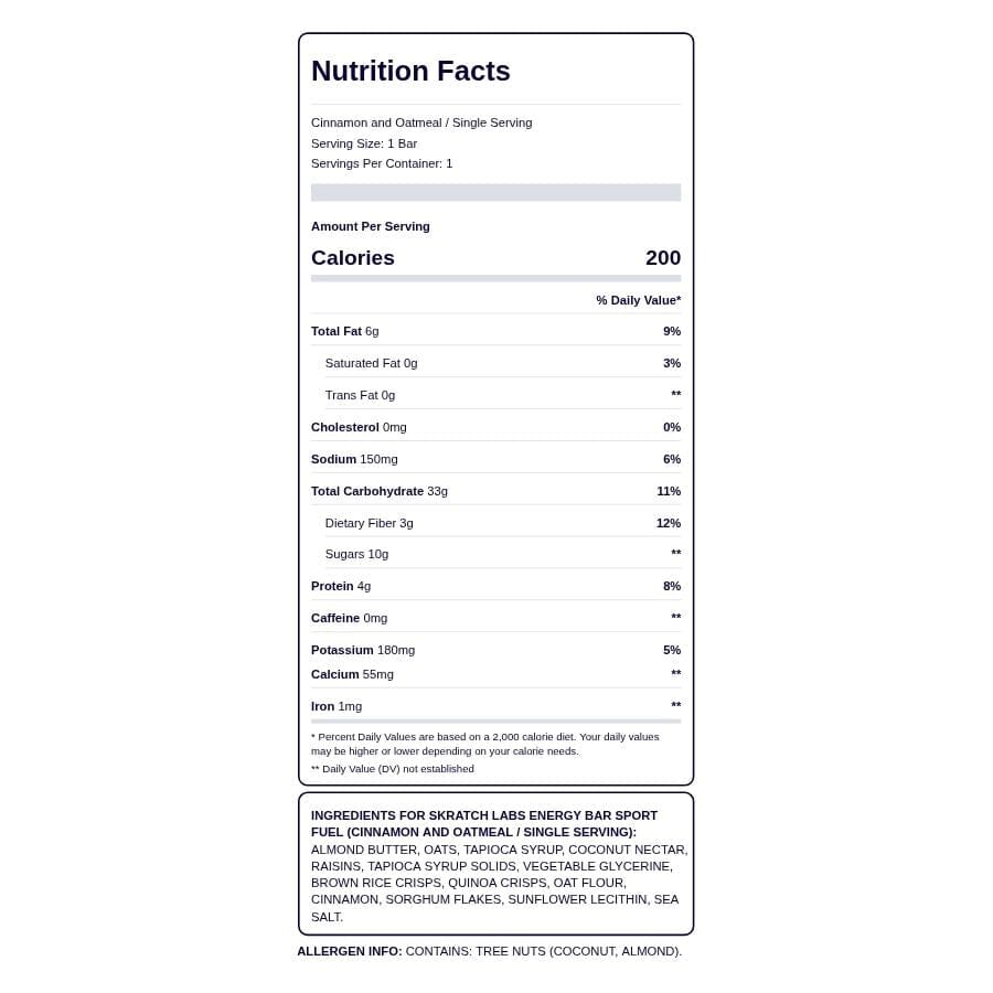 Skratch Labs Anytime Energy Bar Accessories Skratch Labs 