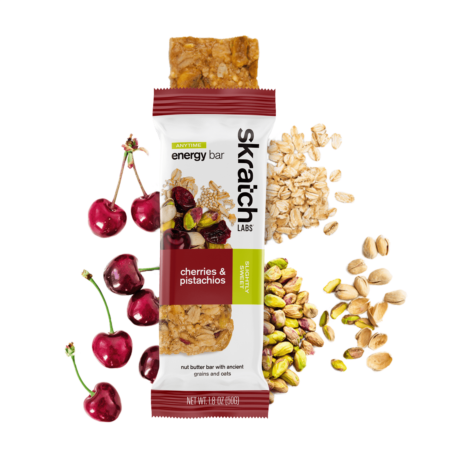 Skratch Labs Anytime Energy Bar Accessories Skratch Labs Cherries & Pistachios Single Serving 
