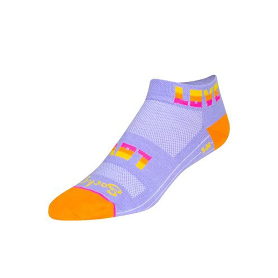 SockGuy 1" Flat Knit, Ladies, Socks Sugarcoat