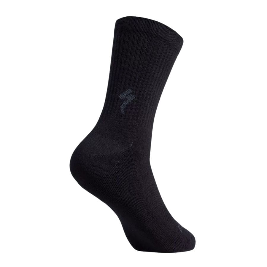 Specialized Cotton Tall Socks APPAREL Specialized Bikes Black L 