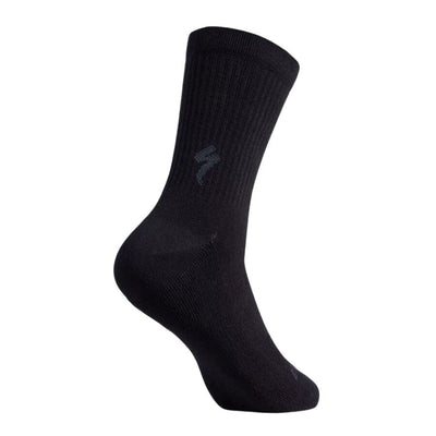 Specialized Cotton Tall Socks APPAREL Specialized Bikes Black L 