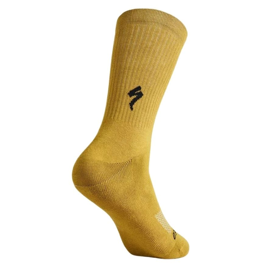 Specialized Cotton Tall Socks APPAREL Specialized Bikes Harvest Gold L 