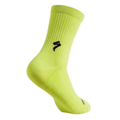 Specialized Cotton Tall Socks APPAREL Specialized Bikes Hyper Green L 