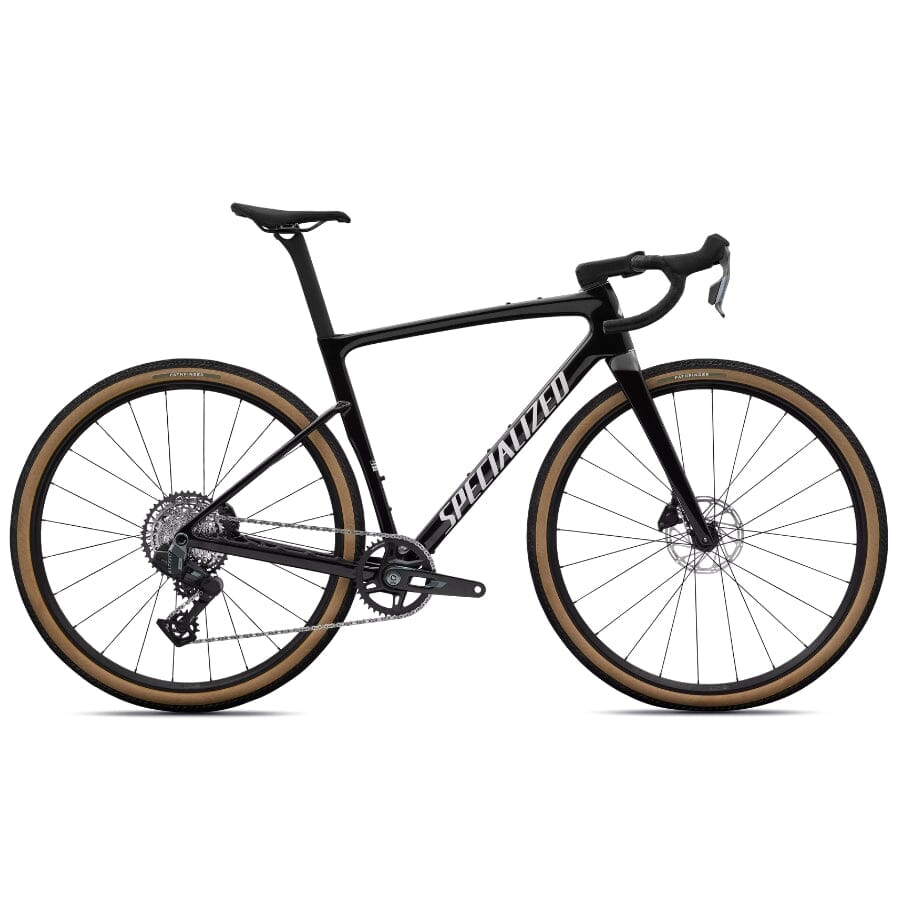 Specialized Crux 5 Comp SRAM Rival XPLR BIKES Specialized Bikes Obsidian Metallic / Dune White 49 