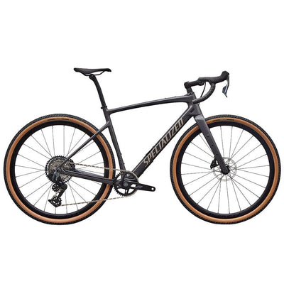 Specialized Diverge 4 Expert SRAM Rival XPLR BIKES Specialized Bikes Smoke / Sandstone Metallic 56 
