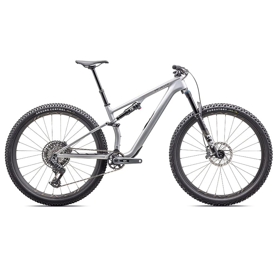 Specialized Epic 8 EVO Expert Bikes Specialized Bikes Satin Silver Dust / Gunmetal M 