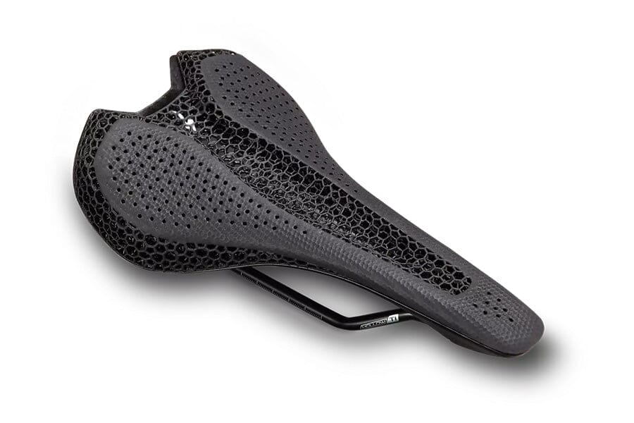 The Specialized Romin Evo Pro Mirror Saddle Quarter View