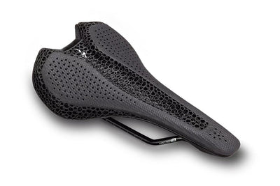 The Specialized Romin Evo Pro Mirror Saddle Quarter View