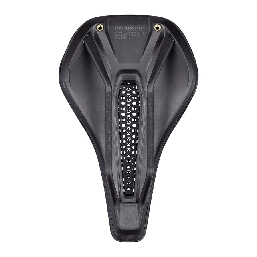 The Specialized S-Works Power EVO with Mirror Bottom View
