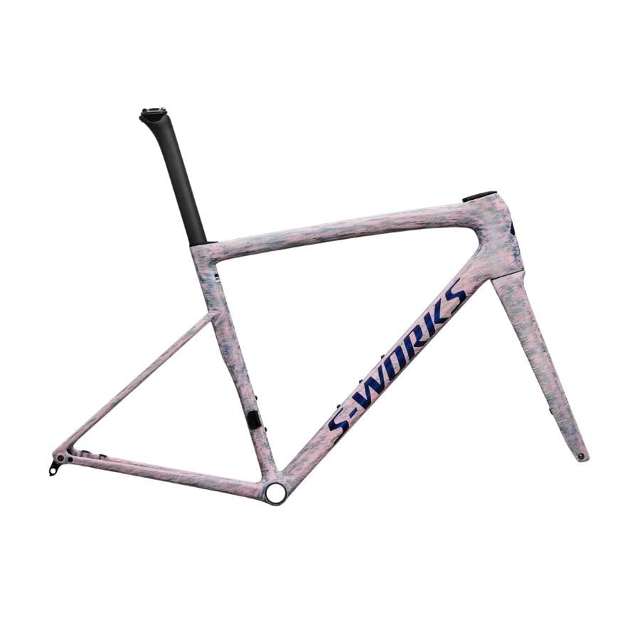 Specialized S-Works Tarmac SL8 Frameset BIKES Specialized Bikes Gloss Dolomite Metallic / Directional Brush / Blue Majesty Metallic 54