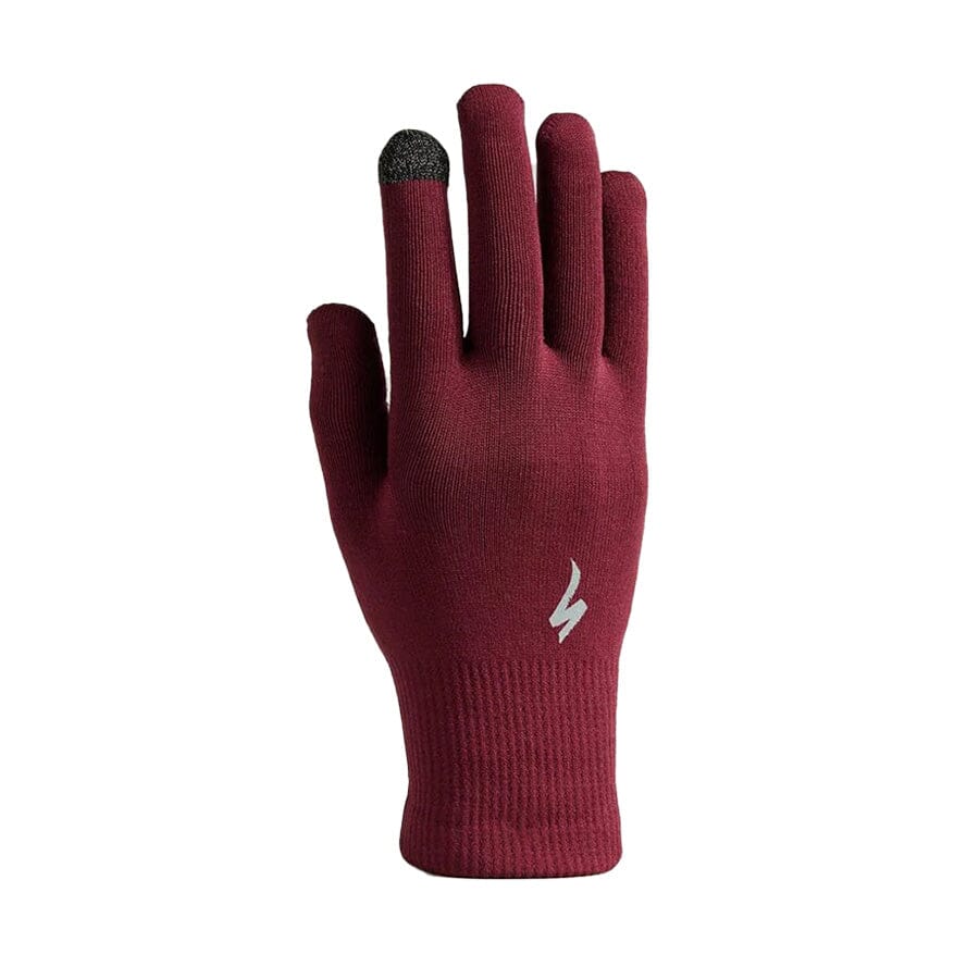 Specialized Thermal Knit Gloves APPAREL Specialized Bikes Maroon S 