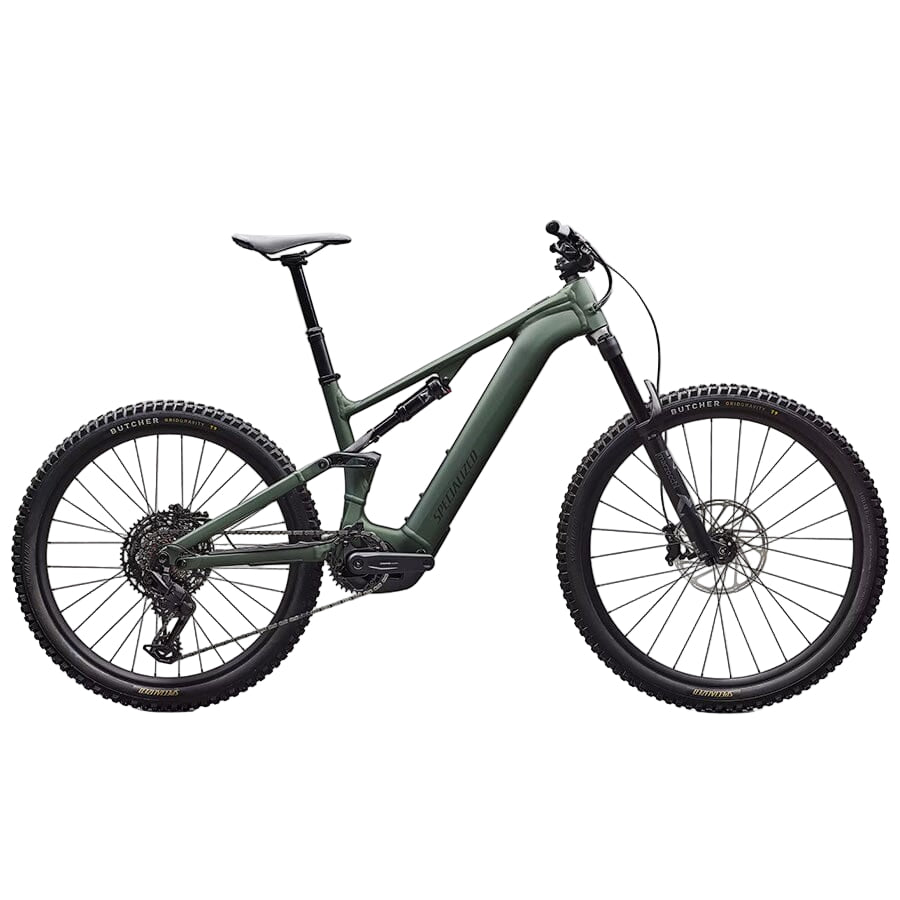 Specialized Turbo Levo 4 Alloy in Satin Cypress Metallic / Dark Moss Green 