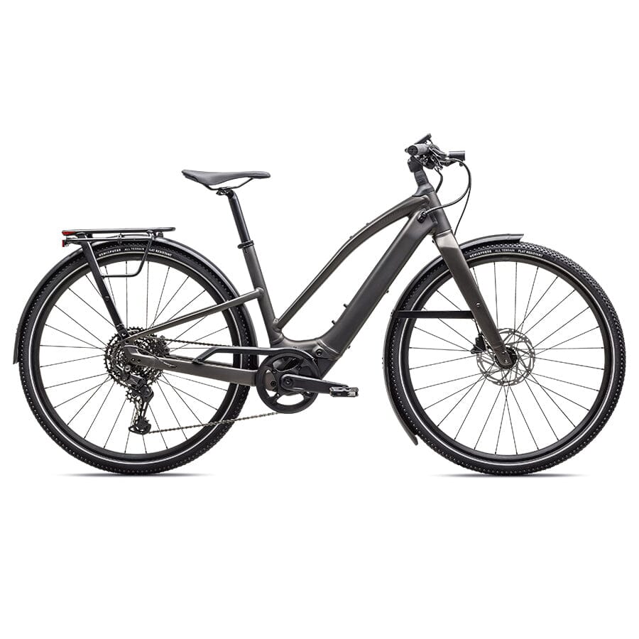 Specialized Turbo Vado SL 4.0 Step-Through BIKES Specialized Bikes Satin Gunmetal / Smoke Frost S 