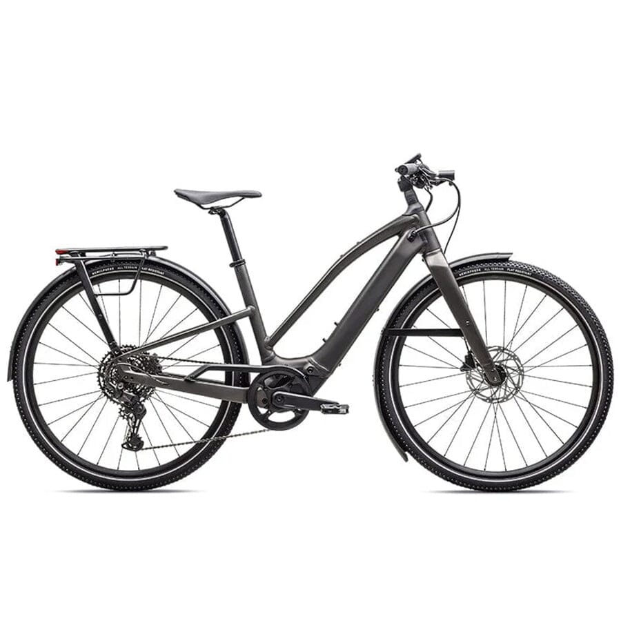 Specialized Turbo Vado SL 4.0 Step-Through BIKES Specialized Bikes Satin Gunmetal / Smoke Frost S