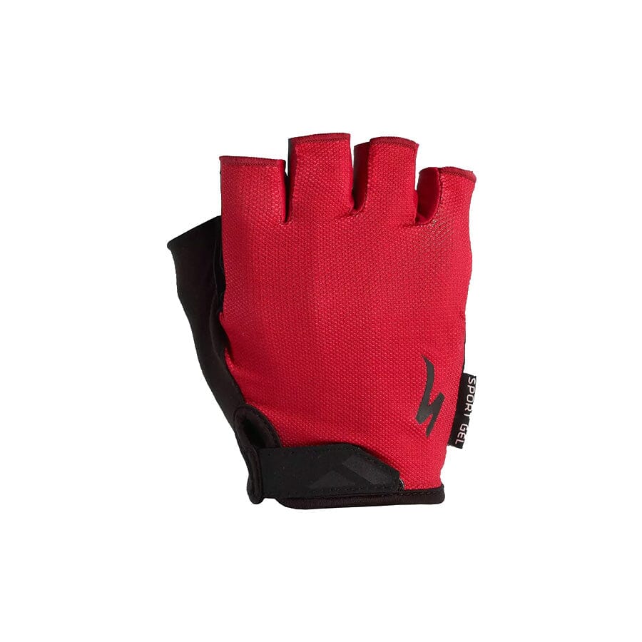 Specialized Women's Body Geometry Sport Gel Short Finger Gloves Apparel Specialized Bikes Vivid Red M 