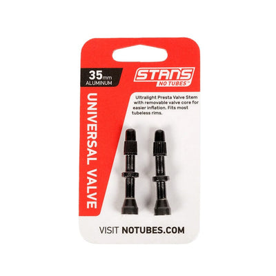 Stan's NoTubes Alloy Valve Stems COMPONENTS Stan's NoTubes Black 35mm 