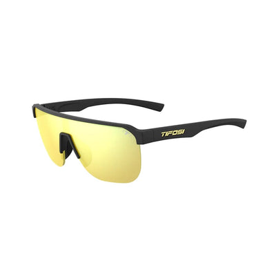 Tifosi Sanctum SL Contender Bicycles Matte Black - Smoke Yellow Mirror 