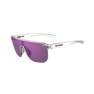 Tifosi Sanctum SL Contender Bicycles Crystal Clear - Purple Mirror AR 