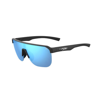 Tifosi Sanctum SL Contender Bicycles Gloss Black - Smoke Bright Blue Mirror 