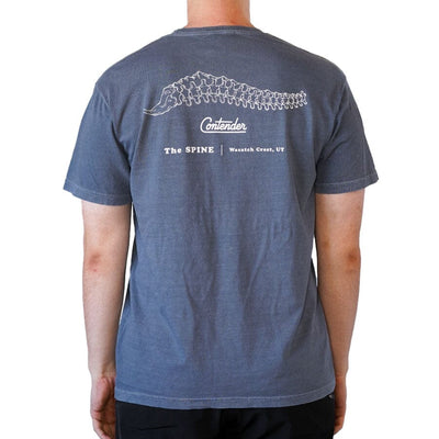 Contender Trail Series Heavyweight T-Shirt - The SPINE | Contender Bicycles