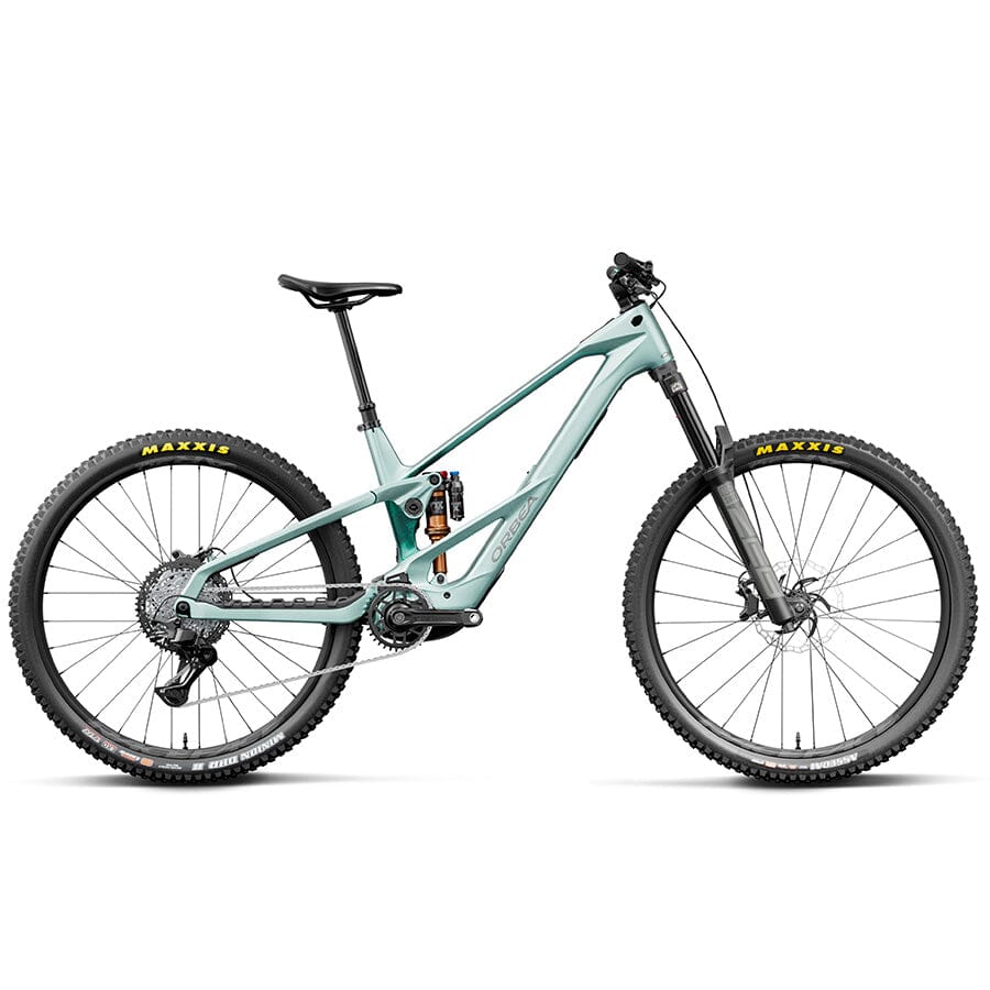 Orbea Wild LT M20 20mph BIKES Orbea Bikes Smooth Silver (Matt) - Escape Green C. View (Gloss) L 