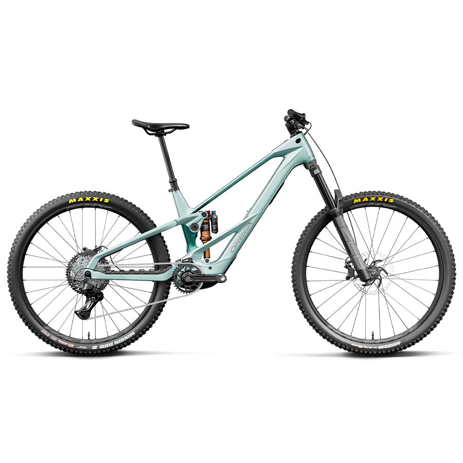 Orbea Wild LT M20 Mullet 20mph BIKES Orbea Bikes Smooth Silver (Matt) - Escape Green C. View (Gloss) S 
