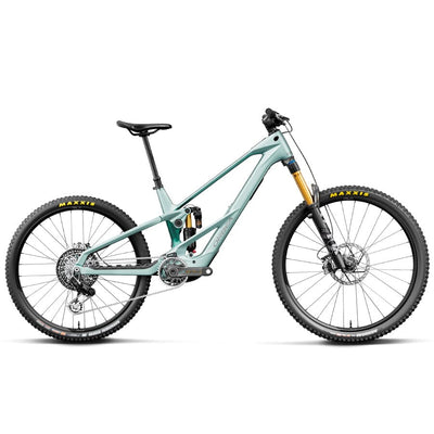 Orbea Wild LT M-LTD RS Mullet 20mph BIKES Orbea Bikes Smooth Silver (Matt) - Escape Green C. View (Gloss) L 