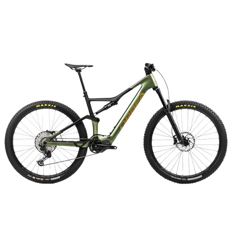 Orbea Rise M20 20MPH Bikes Orbea Chameleon Goblin Green (Gloss)-Black (Matt) S 