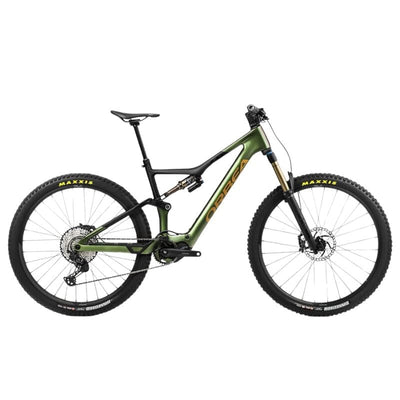 Orbea Rise M10 20MPH Bikes Orbea Chameleon Goblin Green (Gloss)-Black (Matt) S 