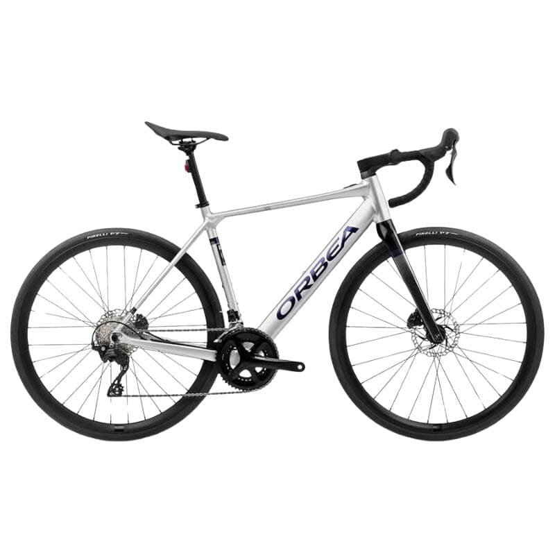 Orbea Gain D30 20MPH Bikes Orbea Metallic Silver (Matt) - Black (Gloss) XS 