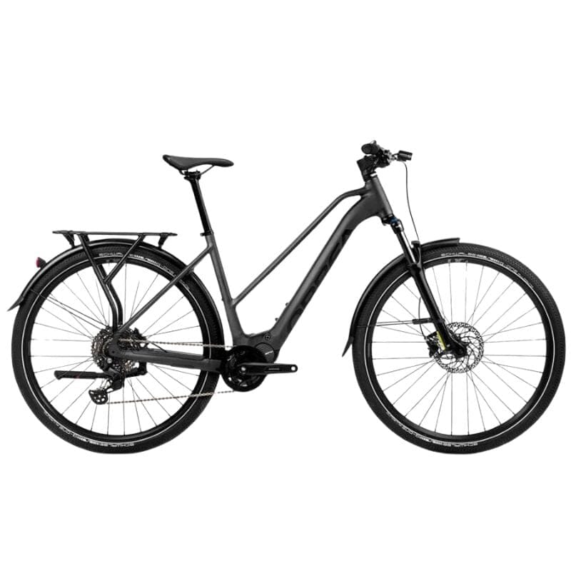 2023 Orbea Kemen Mid 40 20mph Bikes Orbea Metallic Night Black (Gloss - Matte) S 