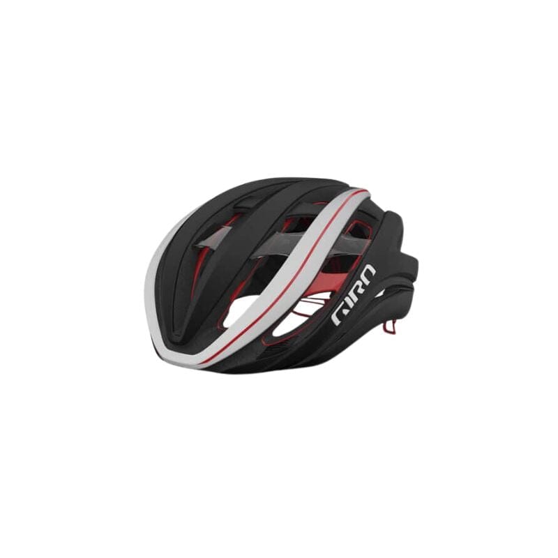 Giro Aether Spherical Helmet Apparel Giro Matte Black/White/Bright Red M 