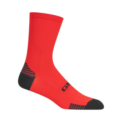 Giro HRc+ Grip Socks Apparel Giro Bright Red / Black L 