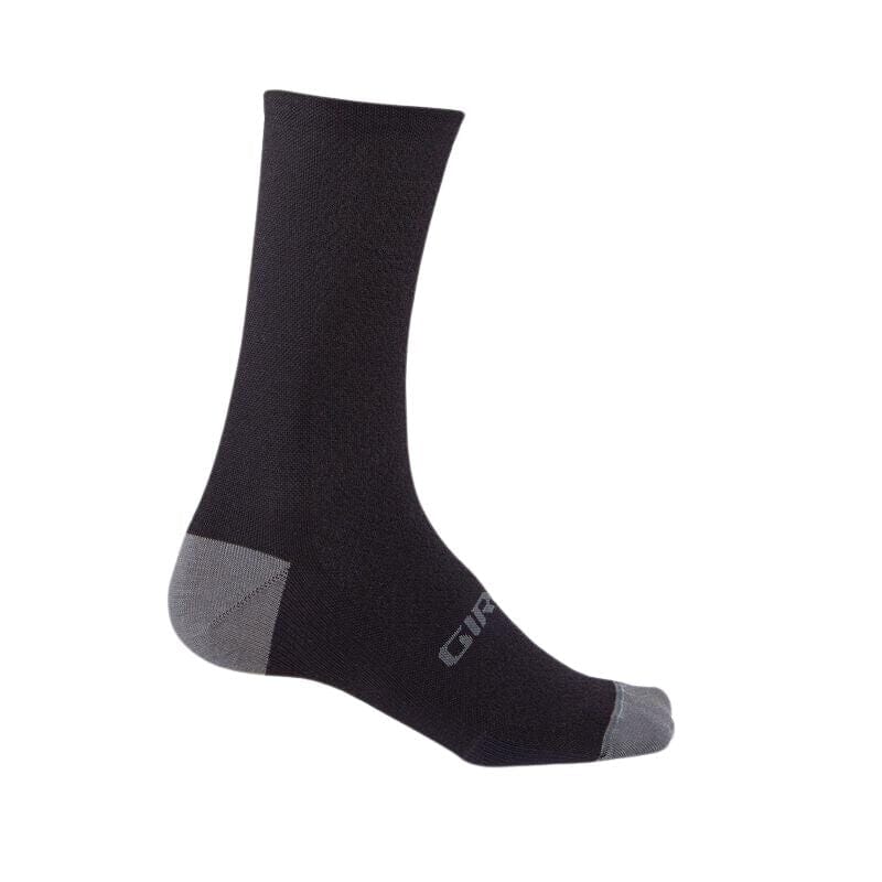 Giro HRc+ Merino Wool Socks Apparel Giro Black / Charcoal M 