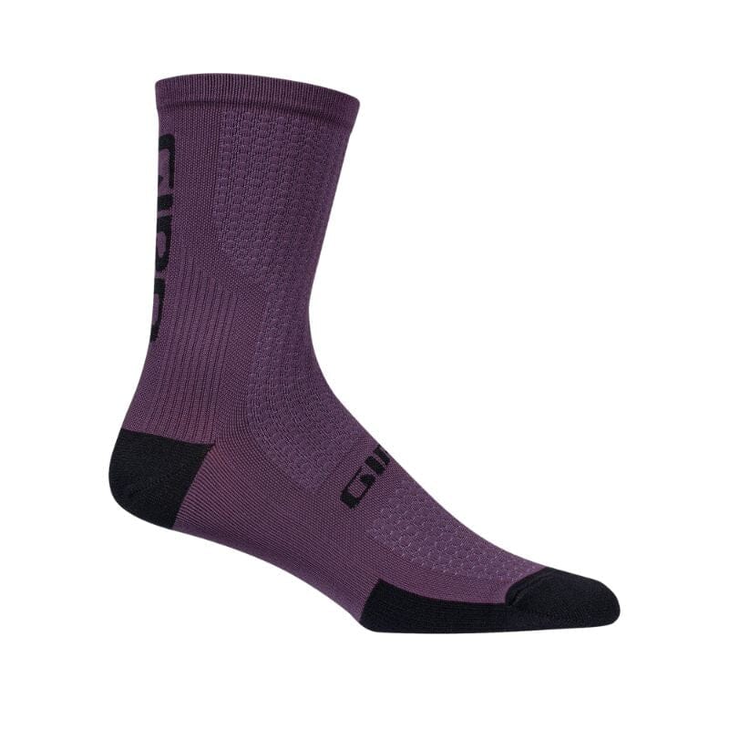 Giro HRc+ Merino Wool Socks Apparel Giro Dusty Purple / Black M 