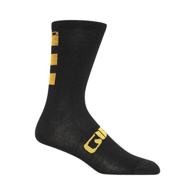 Giro Seasonal Merino Wool Socks Apparel Giro Glaze / Yellow Black M 