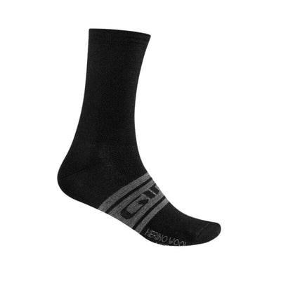 Giro Seasonal Merino Wool Socks Apparel Giro Black / Charcoal S 